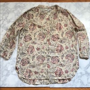 Madewell Tops - Madewell • shirred popover in turkish garden Madewell Tops - Madewell • shirred popover in turkish garden